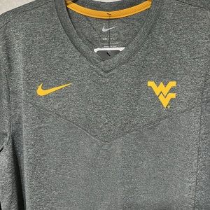 West Virginia WVU Nike DRI FIT official on field apparel size medium SPF 40+